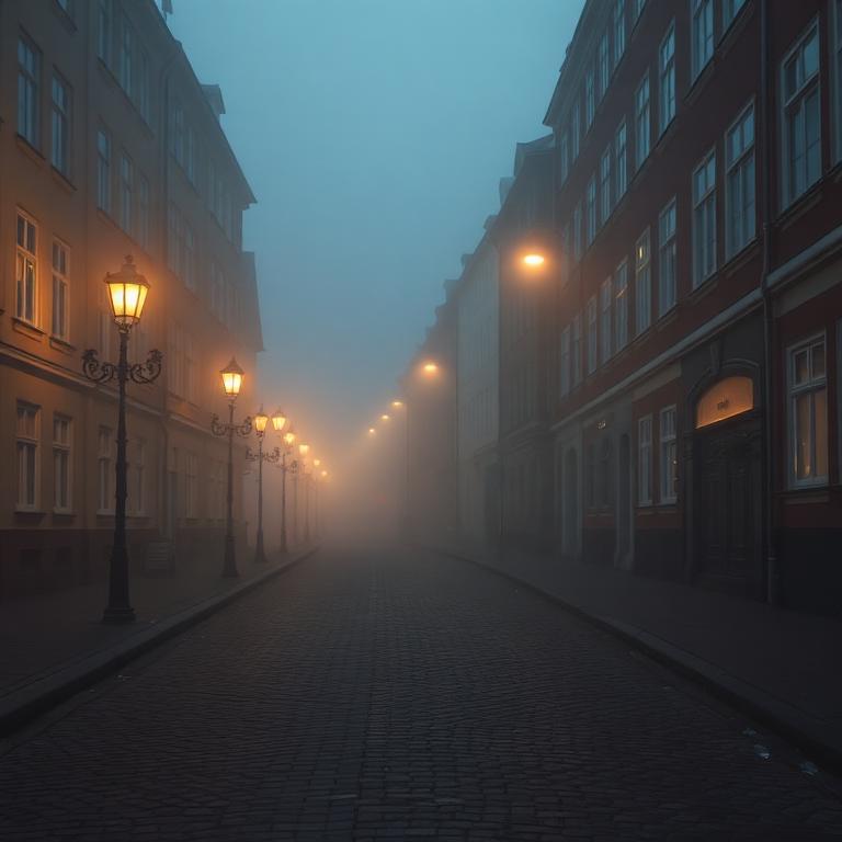 En tom gata, ett tomt självförtroende.